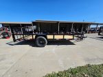 6'4" x 14 Utility Trailer Dovetail With Gate Powder Coated 3,500lb Axle - Image 14