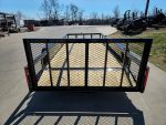 6'4" x 16 Utility Trailer Double Axle Dovetail With Gate Powder Coated (2) 3500lb Axles - Image 16