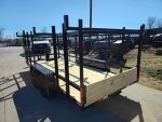 6.4x16 Straight Deck Tandem Utility Trailer 4.5ft Ladder Racks - Image 5