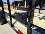 6.4x16 Straight Deck Tandem Utility Trailer 4.5ft Ladder Racks - Image 11