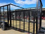 7x18 Dovetail Debris Utility Trailer w/ Side Gate 6 Foot Mesh sides (2) 3,500lb Axles 7K GVWR - Image 10