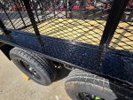 7x18 Dovetail Debris Utility Trailer w/ Side Gate 6 Foot Mesh sides (2) 3,500lb Axles 7K GVWR - Image 17