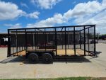6.4x18 Debris Junk Trash Removal Leaf Trailer 6ft Mesh Sides (2) 3500lb Axles 7k GVWR - Image 8
