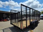 6.4x18 Debris Junk Trash Removal Leaf Trailer 6ft Mesh Sides (2) 3500lb Axles 7k GVWR - Image 6