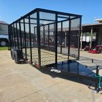 6.4' x 16' Debris Leaf Junk Trash Removal Loader Utility Trailer (2) 3500 Axles