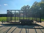 6.4' x 16' Debris Leaf Junk Trash Removal Loader Utility Trailer (2) 3500 Axles - Image 5