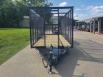 6.4' x 18' Debris Leaf Junk Trash Removal Loader Utility Trailer (2) 3500 Axles - Image 2