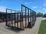 6.4' x 18' Debris Leaf Junk Trash Removal Loader Utility Trailer (2) 3500 Axles - Image 9