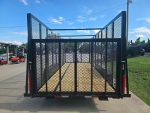 6.4' x 18' Debris Leaf Junk Trash Removal Loader Utility Trailer (2) 3500 Axles - Image 8