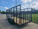 6.4' x 18' Debris Leaf Junk Trash Removal Loader Utility Trailer (2) 3500 Axles - Image 7