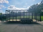 6.4' x 18' Debris Leaf Junk Trash Removal Loader Utility Trailer (2) 3500 Axles - Image 6