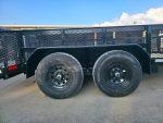7x14 Tandem Utility Trailer (2) 5200lb Axles w/ Rear Brakes 2FT Mesh Sides Dovetail - Image 16