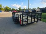 7x14 Tandem Utility Trailer (2) 5200lb Axles w/ Rear Brakes 2FT Mesh Sides Dovetail - Image 6