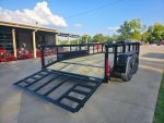 7x14 Tandem Utility Trailer (2) 5200lb Axles w/ Rear Brakes 2FT Mesh Sides Dovetail - Image 10
