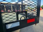 7x14 Tandem Utility Trailer (2) 5200lb Axles w/ Rear Brakes 2FT Mesh Sides Dovetail - Image 14