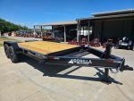 7x16 Equipment Trailer Dovetail Mini King Kong Ramps (2) 7,000LB Axles - Image 4