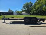7x16 Equipment Trailer Dovetail Mini King Kong Ramps (2) 7,000LB Axles - Image 2