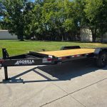 7x16 Equipment Trailer Dovetail Mini King Kong Ramps (2) 7,000LB Axles