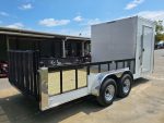 7x18 Hybrid Enclosed and Utility Trailer all in one (2) 5200LB Axles 10K GVWR - Image 9