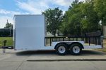 7x18 Hybrid Enclosed and Utility Trailer all in one (2) 5200LB Axles 10K GVWR - Image 5