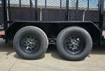 7x16 Debris Junk Trash Leaf Removal Trailer 6ft Mesh Sides and Ladder Racks 7k GVWR - Image 18