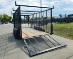 7x16 Debris Junk Trash Leaf Removal Trailer 6ft Mesh Sides and Ladder Racks 7k GVWR - Image 8