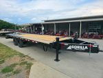8.5x25 IBeam Deckover Dovetail Trailer (2) 10K Axles King Kong Ramps 20K GVWR - Image 2