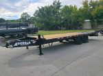 8.5x25 IBeam Deckover Dovetail Trailer (2) 10K Axles King Kong Ramps 20K GVWR - Image 3
