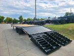 8.5x25 IBeam Deckover Dovetail Trailer (2) 10K Axles King Kong Ramps 20K GVWR - Image 11