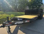 7x20 Hybrid Dump Utility Trailer with 3ft Sides Open Deck Equipment (2) 7K Axles - Image 5