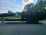 7x20 Hybrid Dump Utility Trailer with 3ft Sides Open Deck Equipment (2) 7K Axles - Image 4