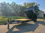 7x20 Hybrid Dump Utility Trailer with 3ft Sides Open Deck Equipment (2) 7K Axles - Image 3