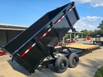 7x20 Hybrid Dump Utility Trailer with 3ft Sides Open Deck Equipment (2) 7K Axles - Image 11