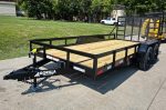 7' X 16' Straight Deck Heavy Duty Utility Trailer (2) 5,200lb Axles 10K GVWR