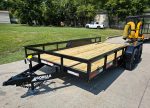 7' X 16' Straight Deck Heavy Duty Utility Trailer (2) 5,200lb Axles 10K GVWR - Image 9