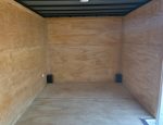 8.5x24 White Enclosed Hybrid with Side Ladder Racks (2) 7,000lb Axles 14K GVWR - Image 15