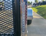 7x18 White Hybrid V Nose Trailer with 1' Mesh Siding (2) 5,200lb Axles - Image 20