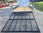 7x18 White Hybrid V Nose Trailer with 1' Mesh Siding (2) 5,200lb Axles - Image 16