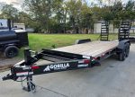 7' x 18' I-Beam Equipment Trailer (2) 7K Axles Stand-Up Ramps 14K GVWR