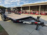 7' x 18' I-Beam Equipment Trailer (2) 7K Axles Stand-Up Ramps 14K GVWR - Image 2