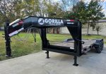 7' x 18' Gooseneck Equipment Trailer (2) 7K Axles King Kong Ramps 14k GVWR - Image 3