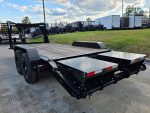 7' x 18' Gooseneck Equipment Trailer (2) 7K Axles King Kong Ramps 14k GVWR - Image 9