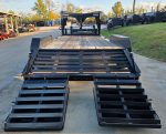 7' x 18' Gooseneck Equipment Trailer (2) 7K Axles King Kong Ramps 14k GVWR - Image 10