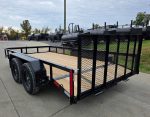 7x14 Dovetail Utility Trailer Powder Coated With Gate (2) 3500lb Axles 7K GVWR - Image 9