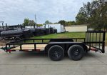 7x14 Dovetail Utility Trailer Powder Coated With Gate (2) 3500lb Axles 7K GVWR - Image 5