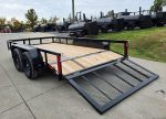 7x14 Dovetail Utility Trailer Powder Coated With Gate (2) 3500lb Axles 7K GVWR - Image 10