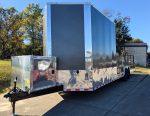 8.5x30 Charcoal V-Nose Hybrid Enclosed open Trailer 9.5 Interior (2) 7000LB Axles 14K Gvwr - Image 3