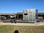 8.5x30 Charcoal V-Nose Hybrid Enclosed open Trailer 9.5 Interior (2) 7000LB Axles 14K Gvwr - Image 4