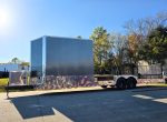 8.5x30 Charcoal V-Nose Hybrid Enclosed open Trailer 9.5 Interior (2) 7000LB Axles 14K Gvwr - Image 5
