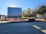 8.5x30 Charcoal V-Nose Hybrid Enclosed open Trailer 9.5 Interior (2) 7000LB Axles 14K Gvwr - Image 6